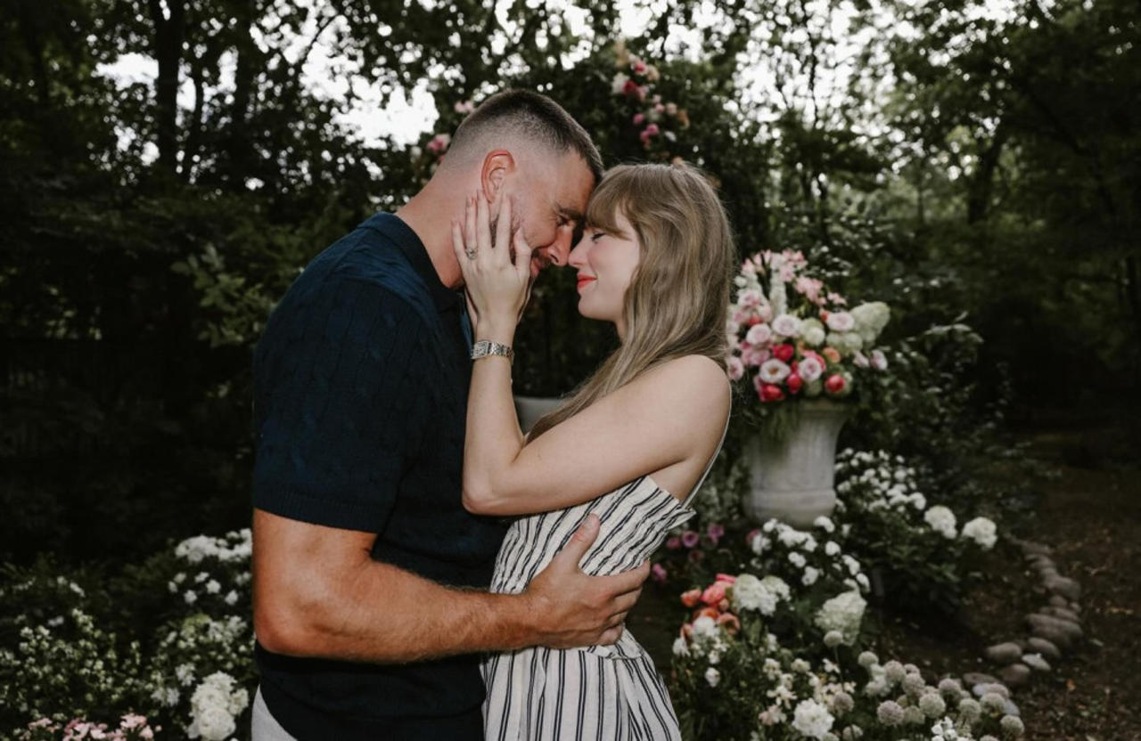 Travis Kelce asked for Taylor Swift's dad's blessing before proposing to his now fiancée