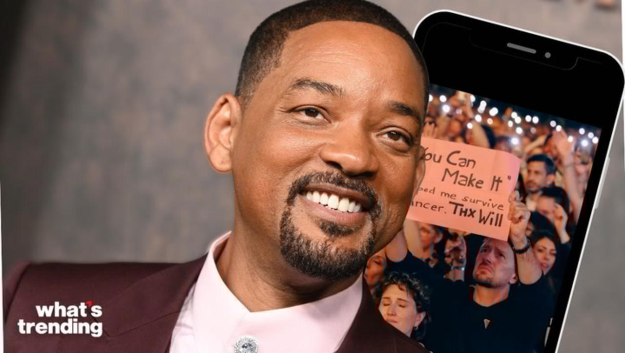 Fans claim Will Smith used AI to fake audience in new video