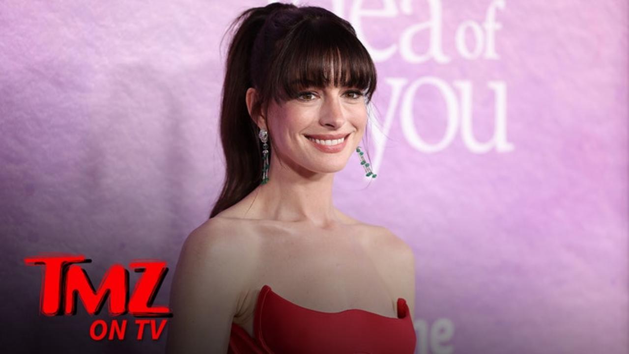 Anne Hathaway Slips, Falls Filming 'Devil Wears Prada 2' | TMZ TV