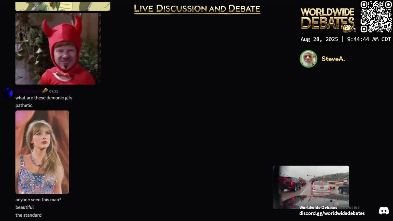 0038 - Worldwide Debates LIVE - YouTube/Rumble/Twitch/Kick