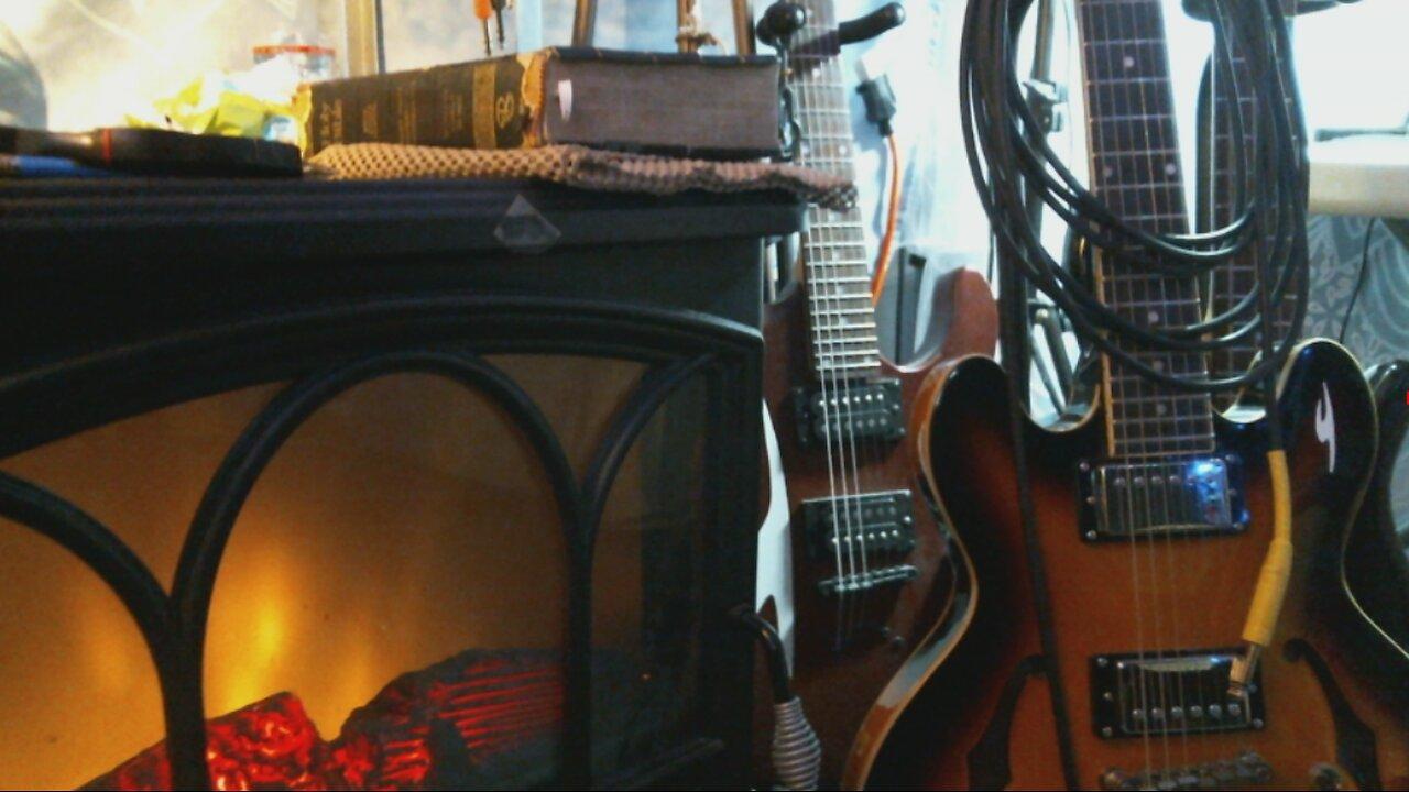 Experimental unimpressive guitar workout - reacquainting to my creative process