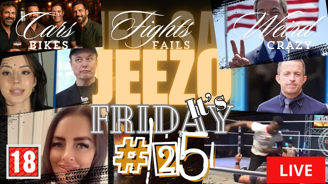 LIVE!! Jeezo It's Friday | Chats, Laughs, and Cold Ones to get the weekend started