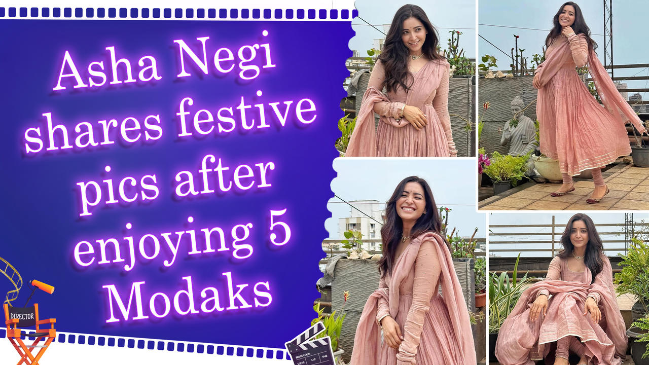 Asha Negi celebrates Ganesh Chaturthi with modaks and stunning look