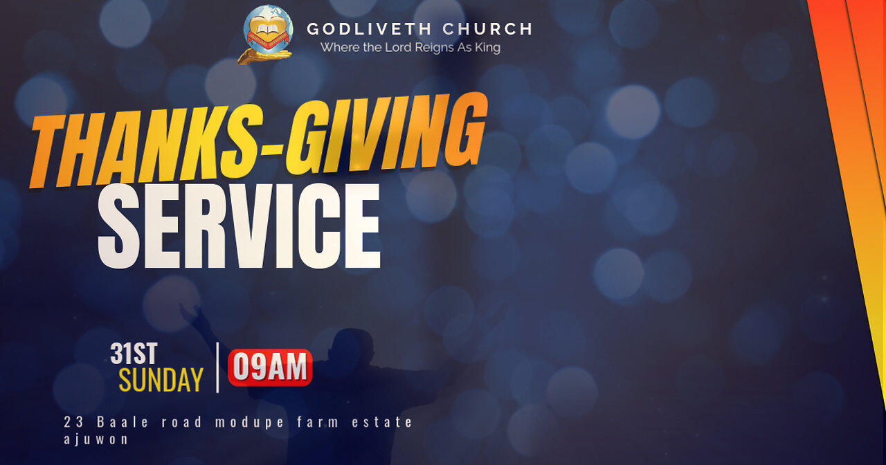 THANKS GIVING SERVICE