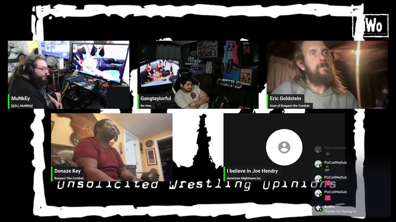 Unsolicited Wrestling Opinions x Respect The Combat