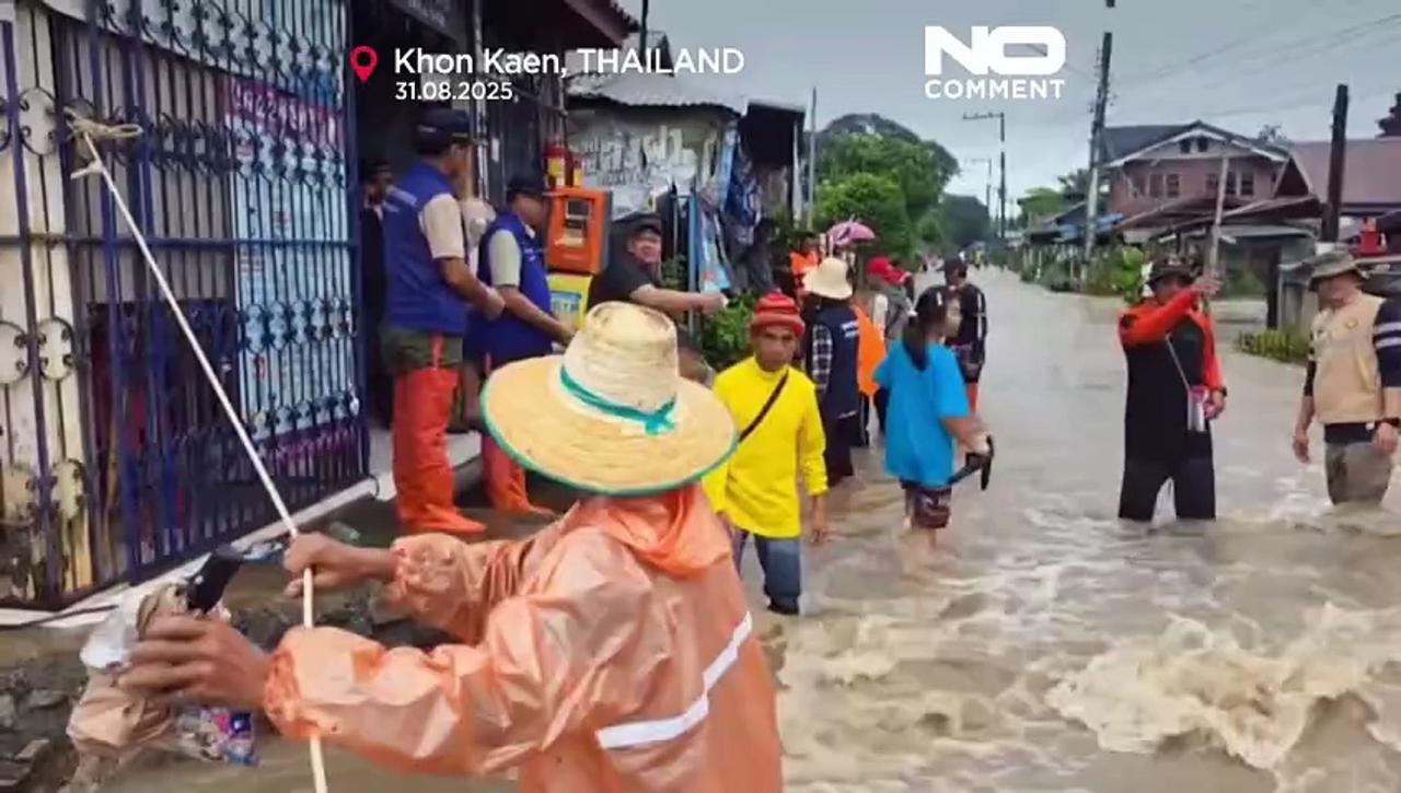 Flash floods hit northern Thailand after tropical depression