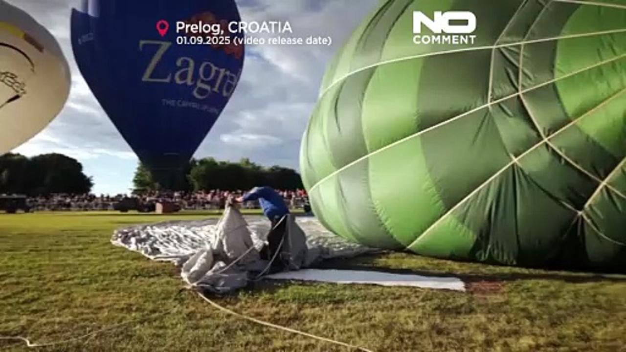 Croatia hosts fourth open hot air balloon championship in Prelog