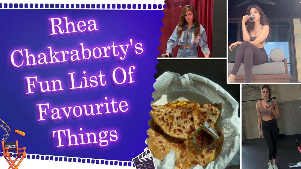 Rhea Chakraborty's list of ‘favourite things’ includes ‘coffee, modak and dancing backstage’