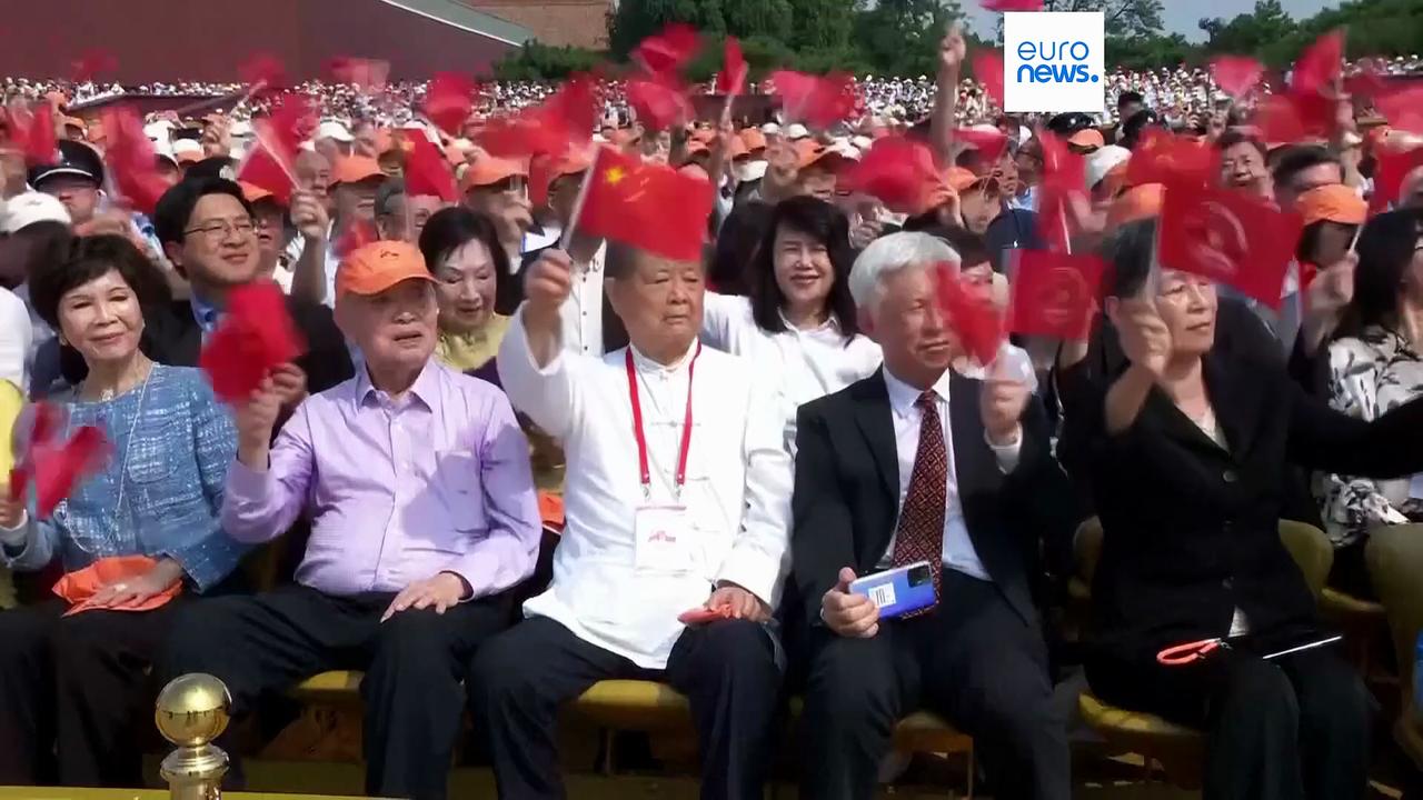 China unveils new weapons at Victory Day military parade attended by Putin and Kim