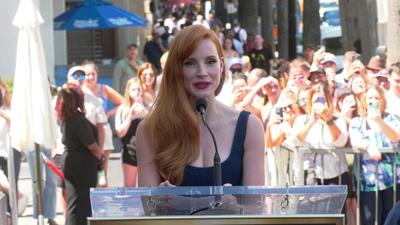 Jessica Chastain's speech at the unveiling of her star on the Hollywood Walk of Fame