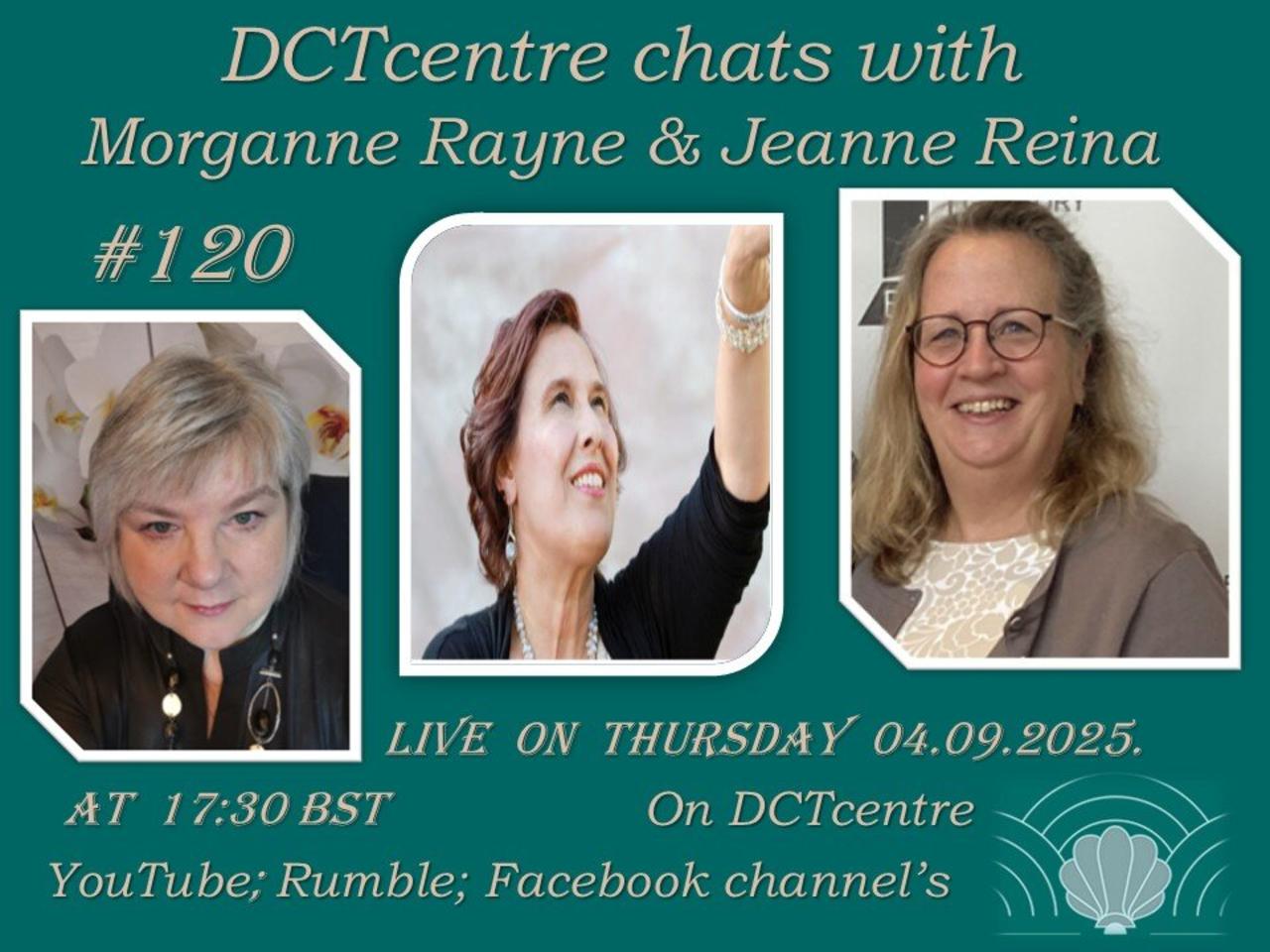 Guidance & Messages from Visionary Morganne in DCTcentre Chats #120# Live 04.09.2025