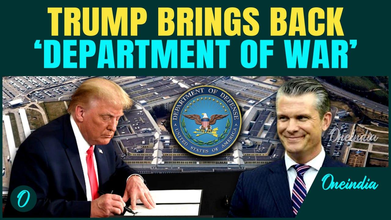 Trump Renames Pentagon as ‘Department of War’ — Declares America Must Return to Offense, Not Defense