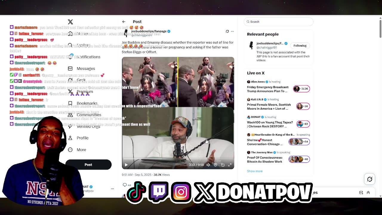 Wack100 on Young Thug Tapes?| Chrisean Rock DESTORY Another Family| Cardi B RESPOND Donat| American Football in Brazil