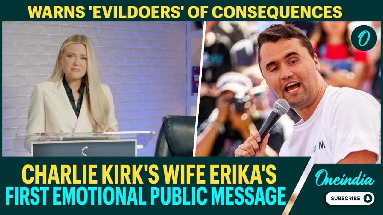 US Breaking Erika Kirk BREAKS DOWN In First One News Page VIDEO