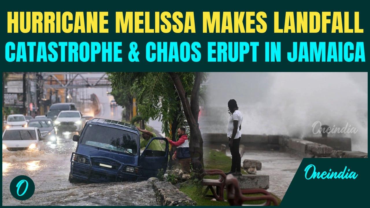 Breaking Hurricane Melissa HITS Jamaica as the One News Page VIDEO